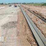 Thi công bó vỉa dự án cụm công nghiệp Danh Thắng – Đoan Bái